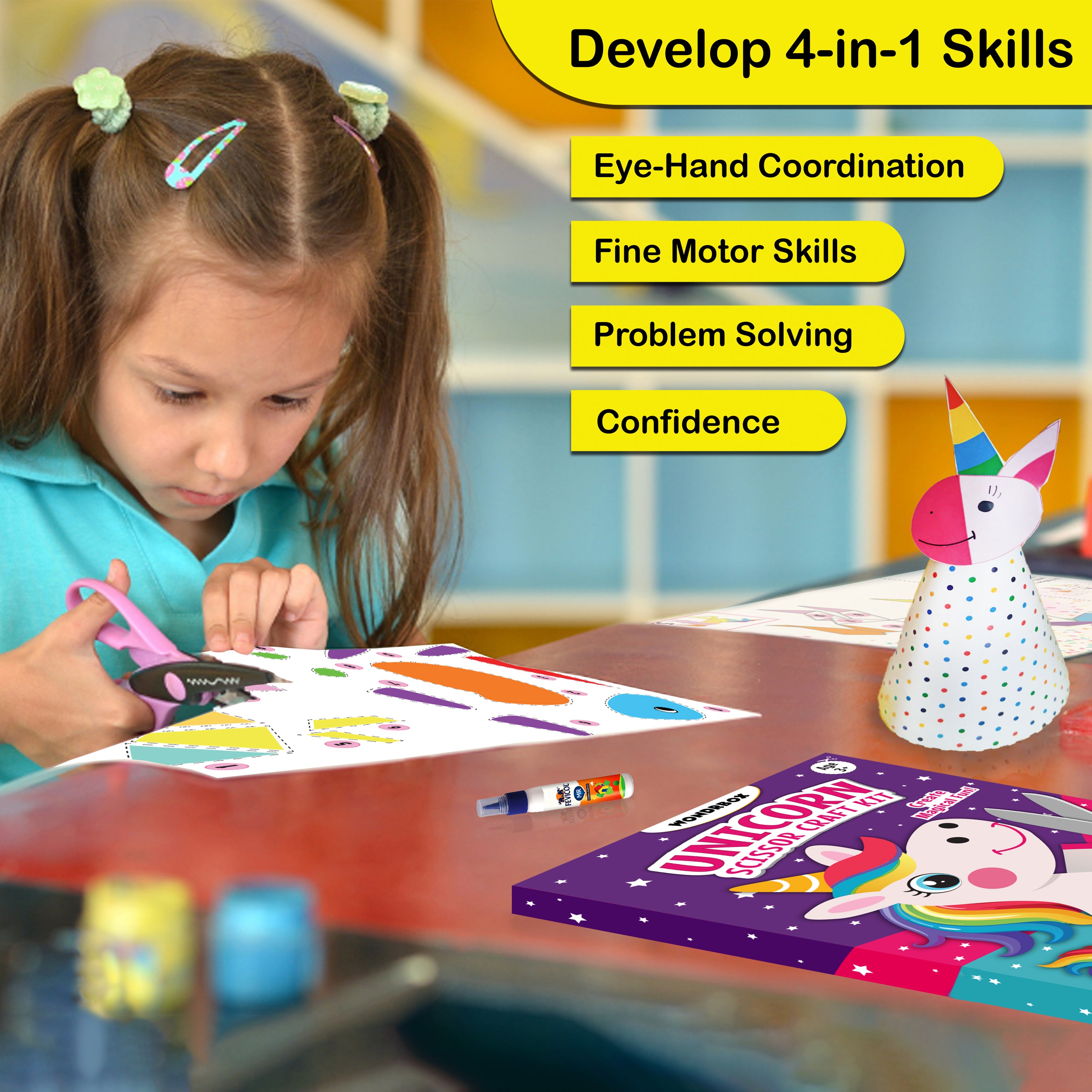 Scissor Craft Activity Kit, ( Set of 3 ), Age 3+