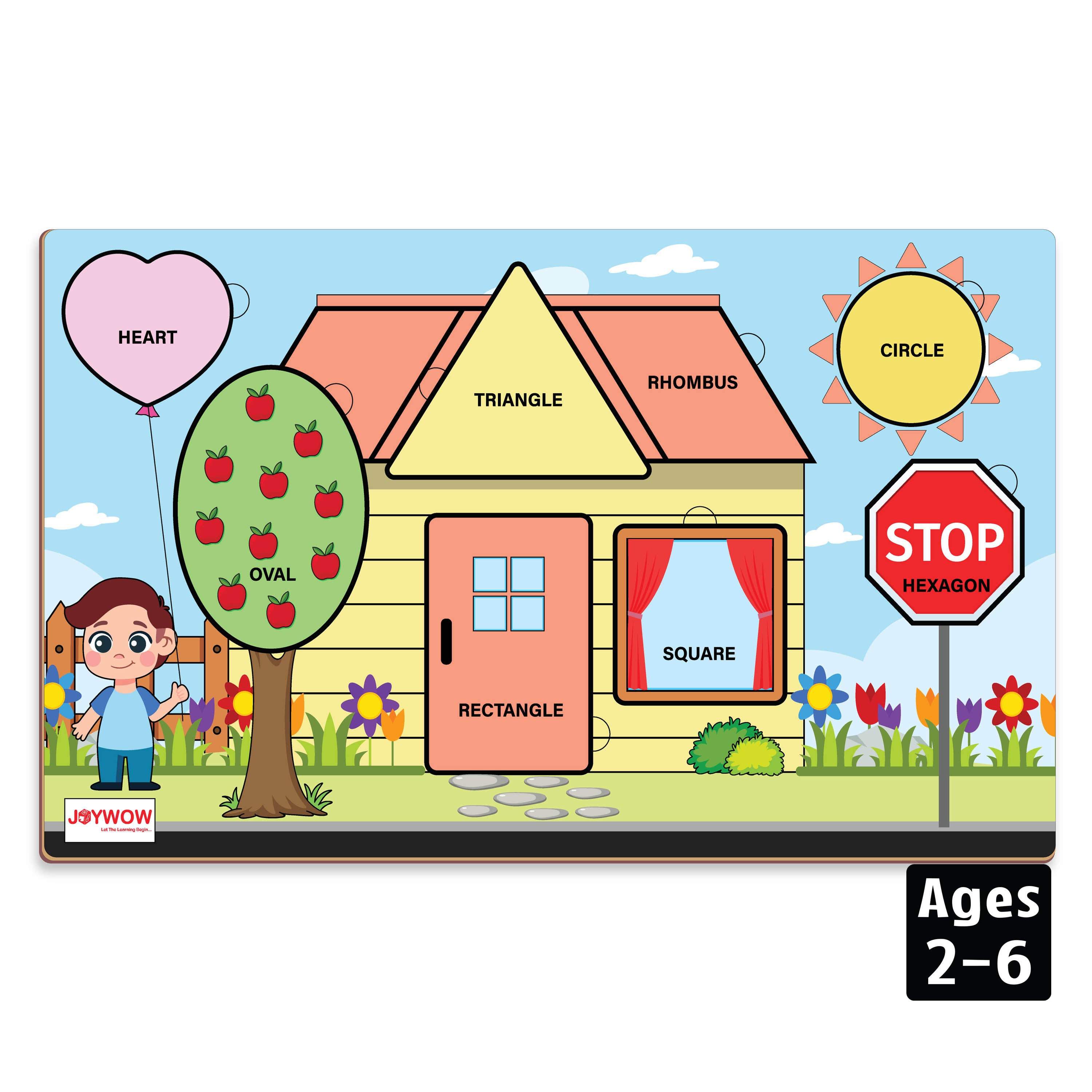 Wooden Shape Puzzle, Age 2+