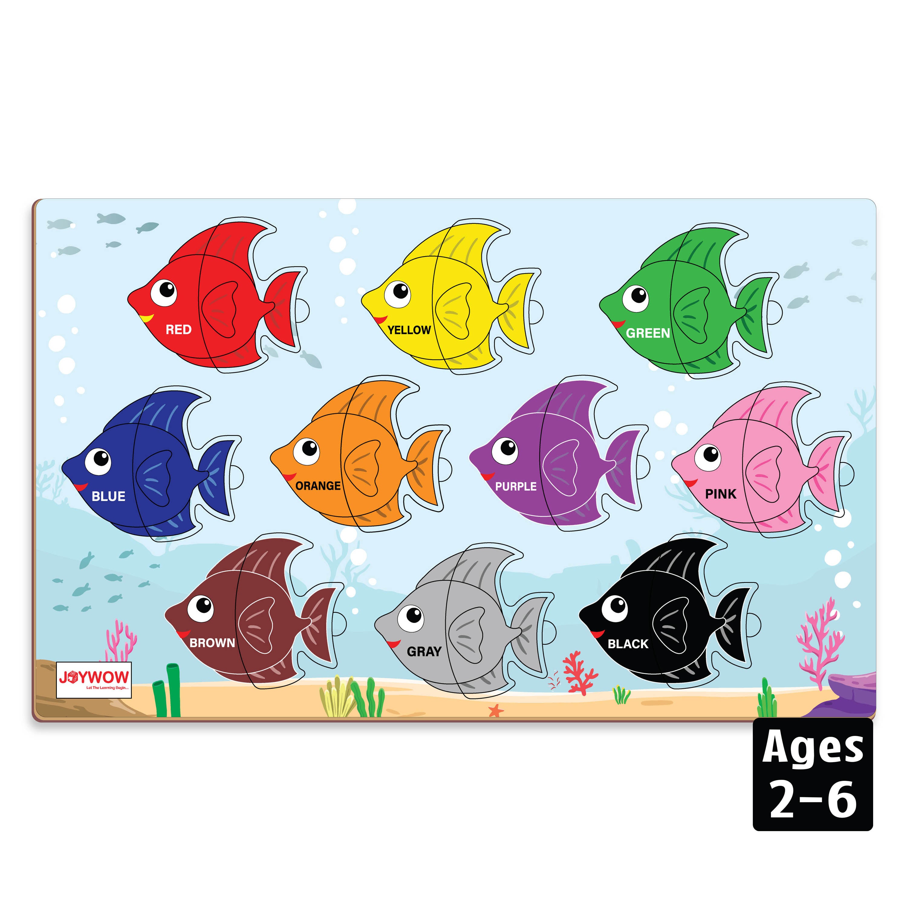 Wooden Color Puzzle, Age 2+