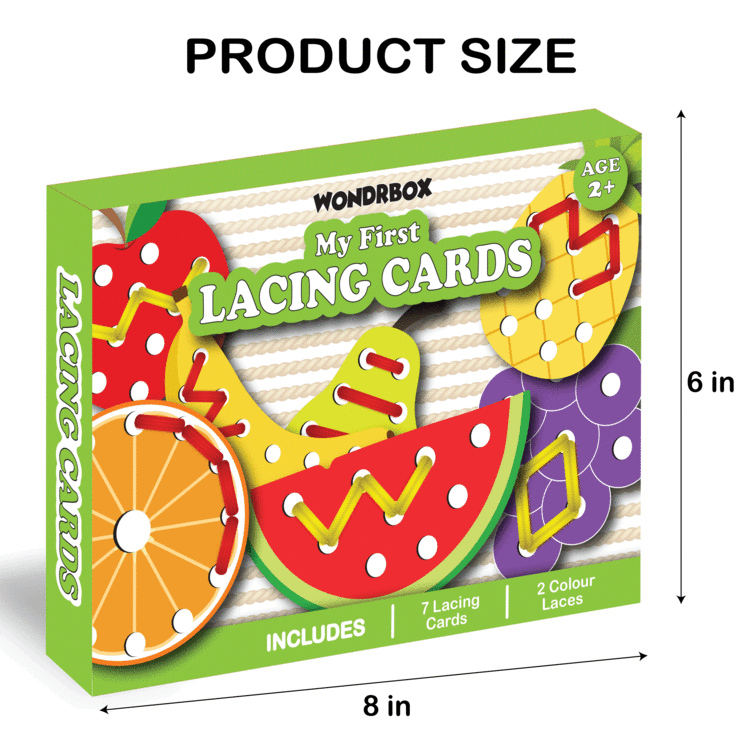 Fruits Lacing Activity Kit, Age 2+