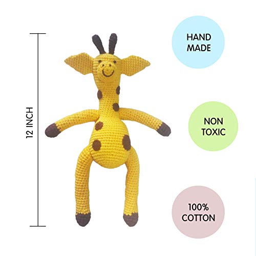 WONDRBOX Crochet Giraffe Soft Toy