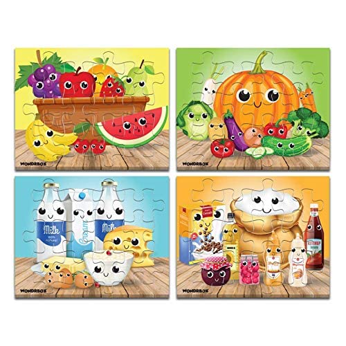 12 Pcs Jigsaw Puzzle (Set of 5), Age 3+