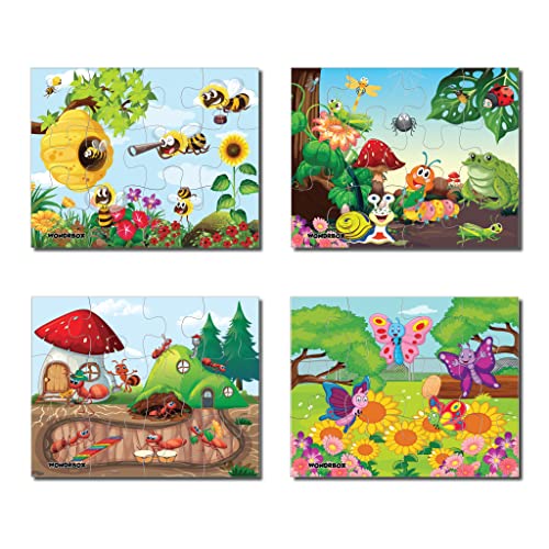 12 Pcs Insects Jigsaw Puzzle, Age 3+