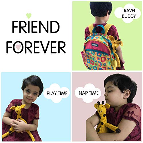 WONDRBOX Crochet Giraffe Soft Toy