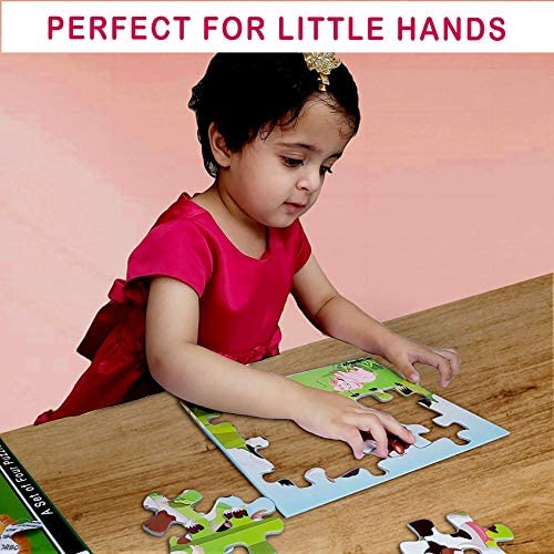 12 Pcs Jigsaw Puzzle (Set of 3), Age 3+