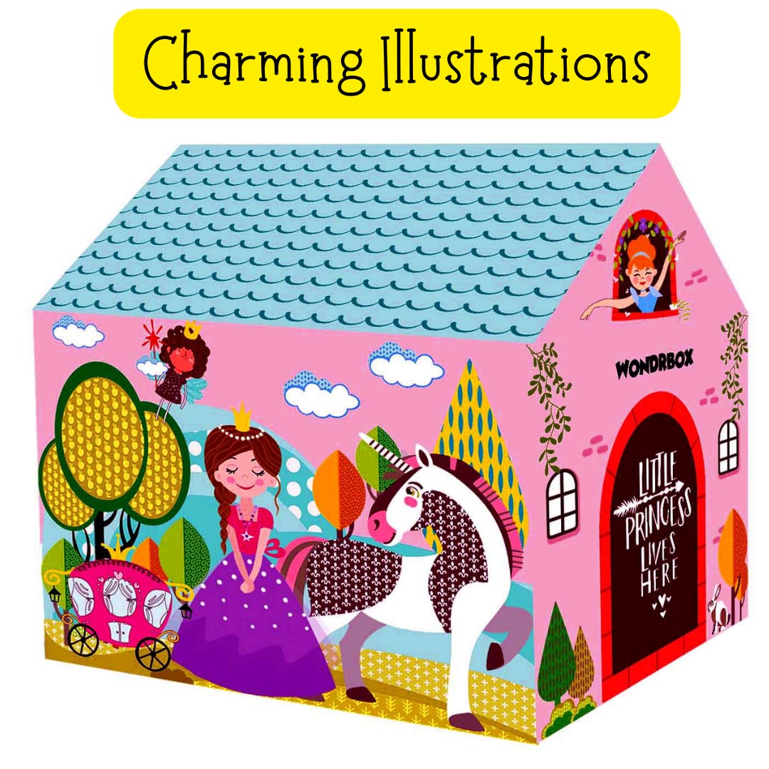 Princess and Unicorn Play Tent House, Age 3+