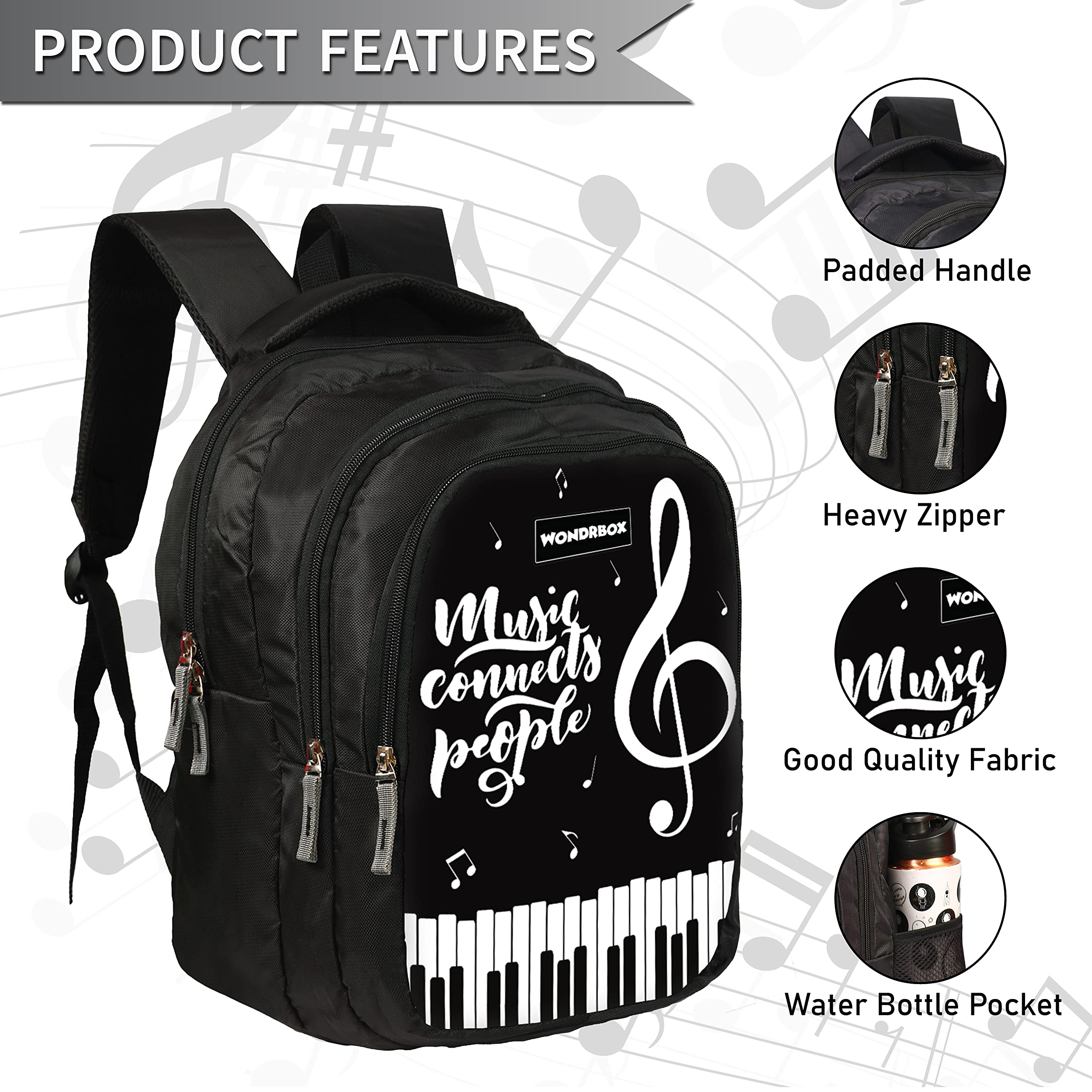 WONDRBOX Piano School Backpack.
