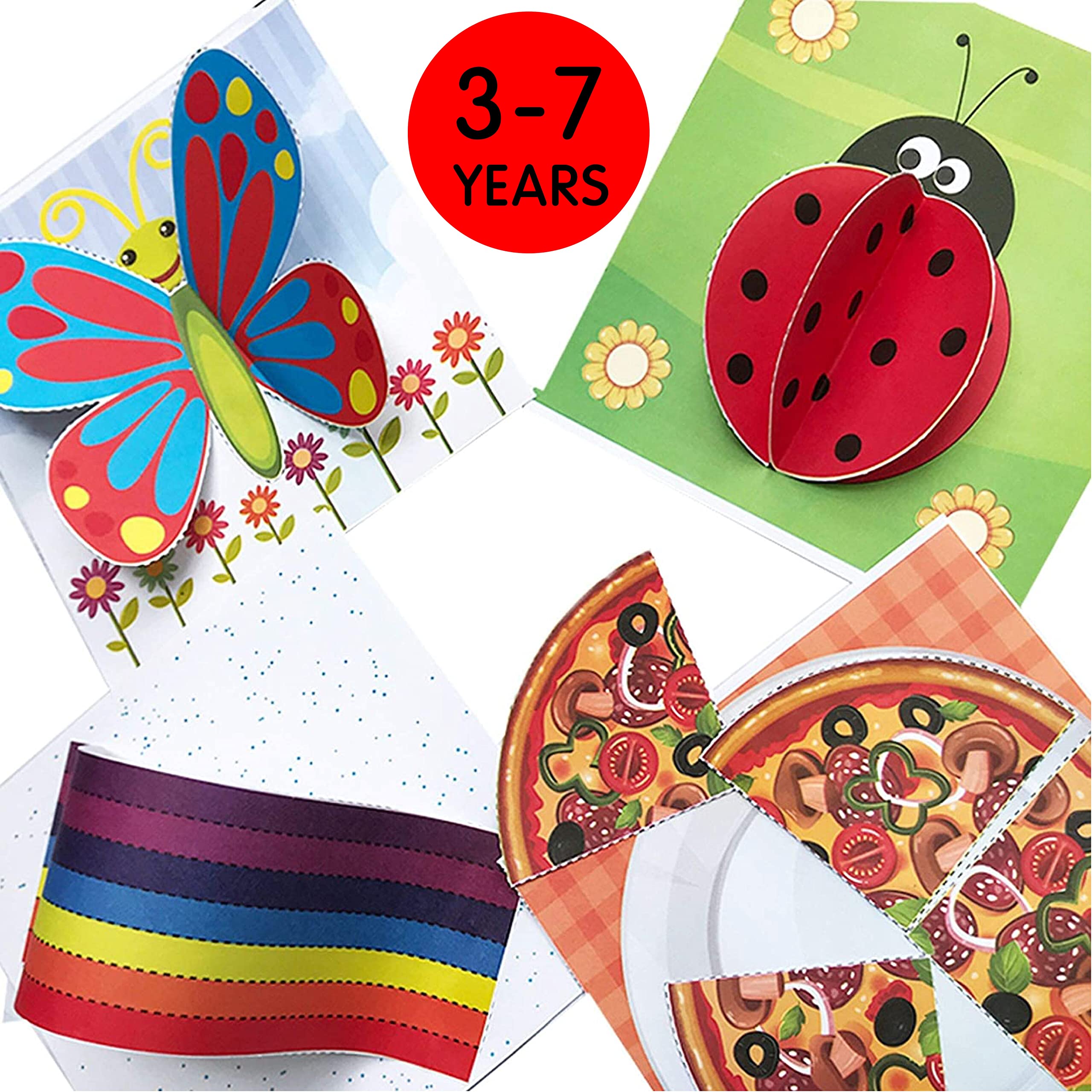 WONDRBOX Return Gifts for Kids Birthday (Pack of 6), Scissor Craft kit.