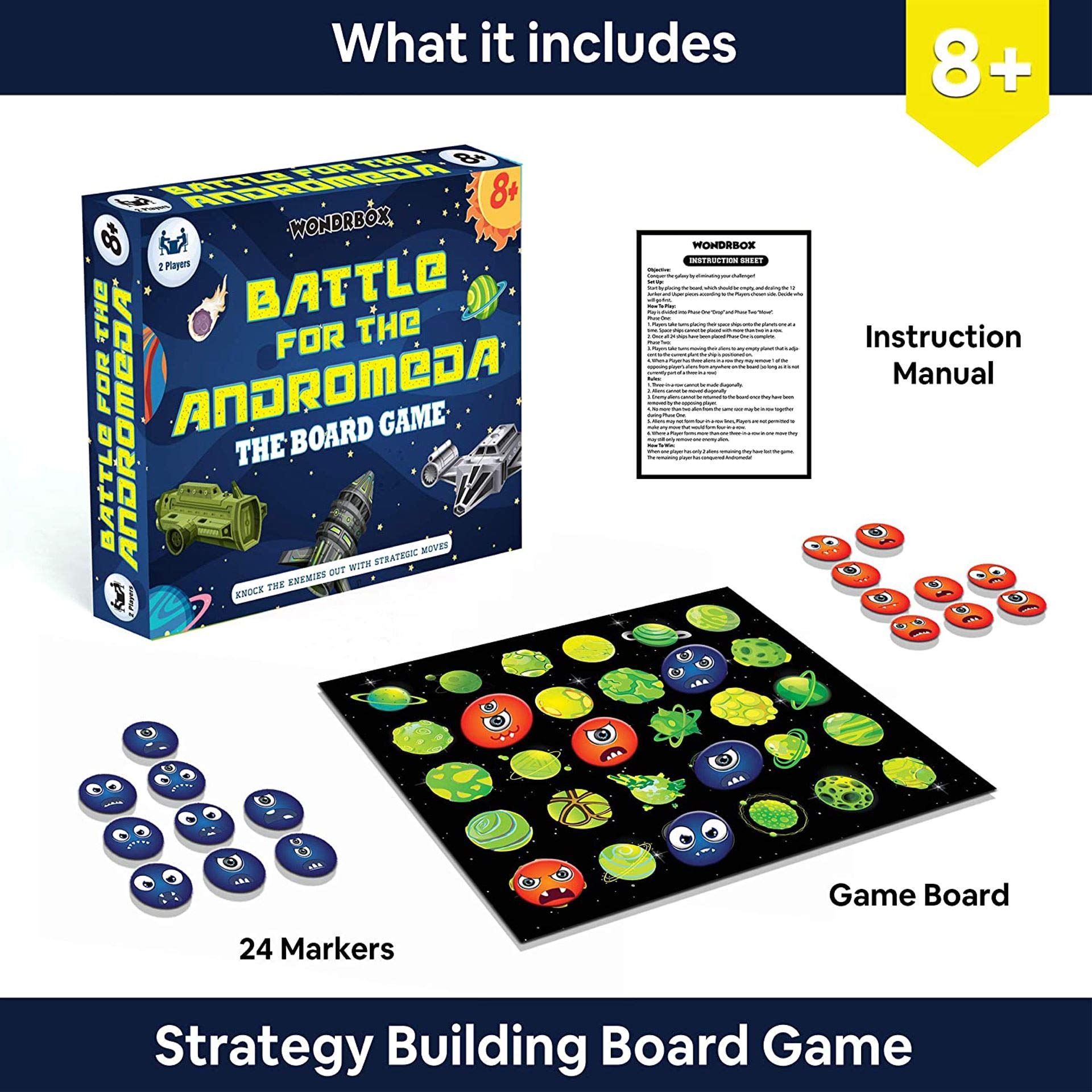 Battle for The Andromeda Board Game, Age 8+