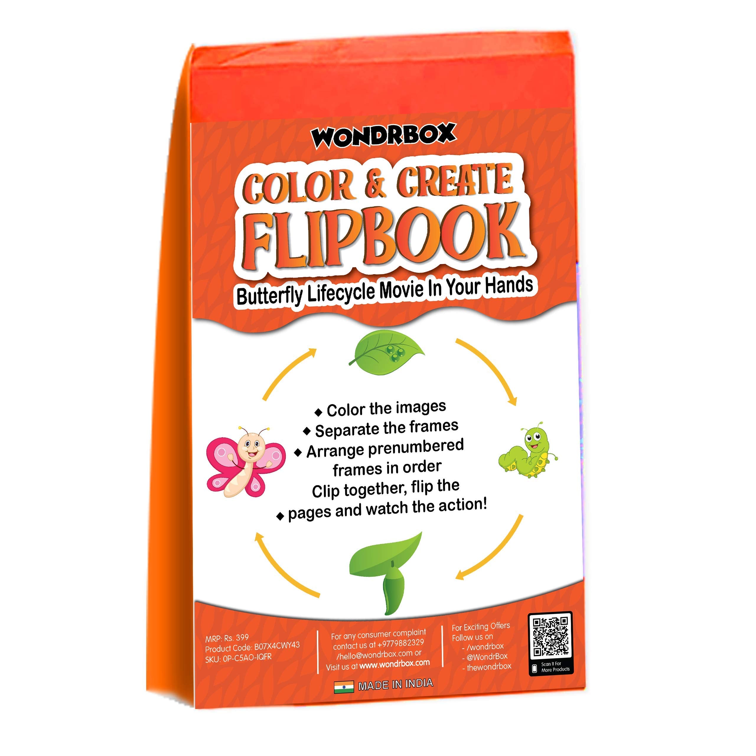 WONDRBOX Birthday Return Gifts. Flipbook-(Pack of 12)