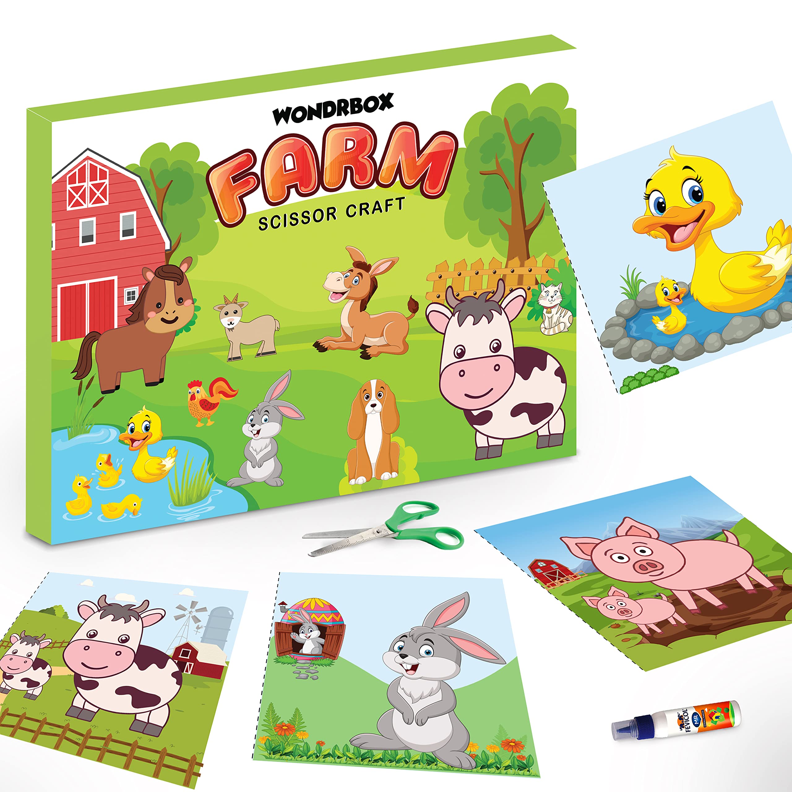 Farm Scissor Craft Kit, Age 3+