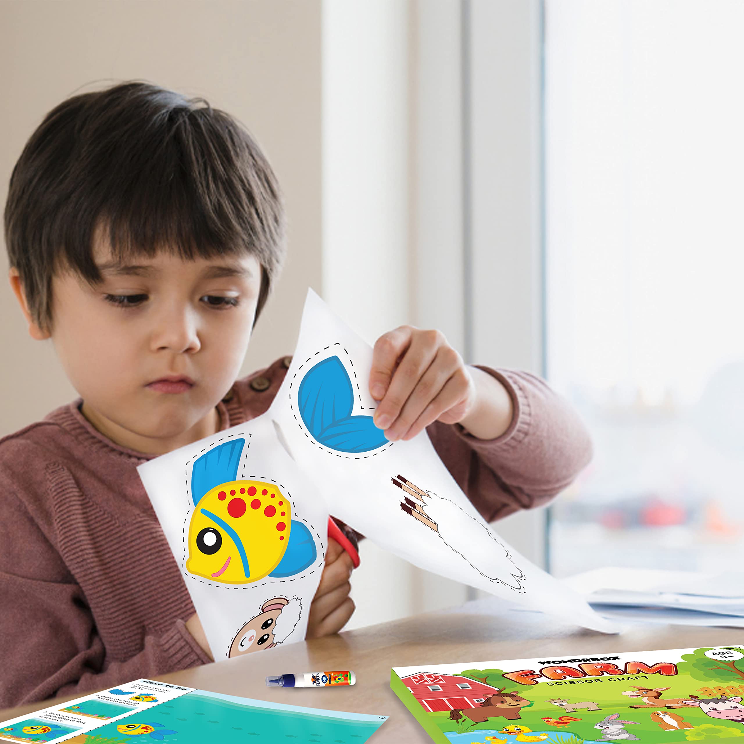 Scissor Craft Activity Kit, ( Set of 3 ), Age 3+