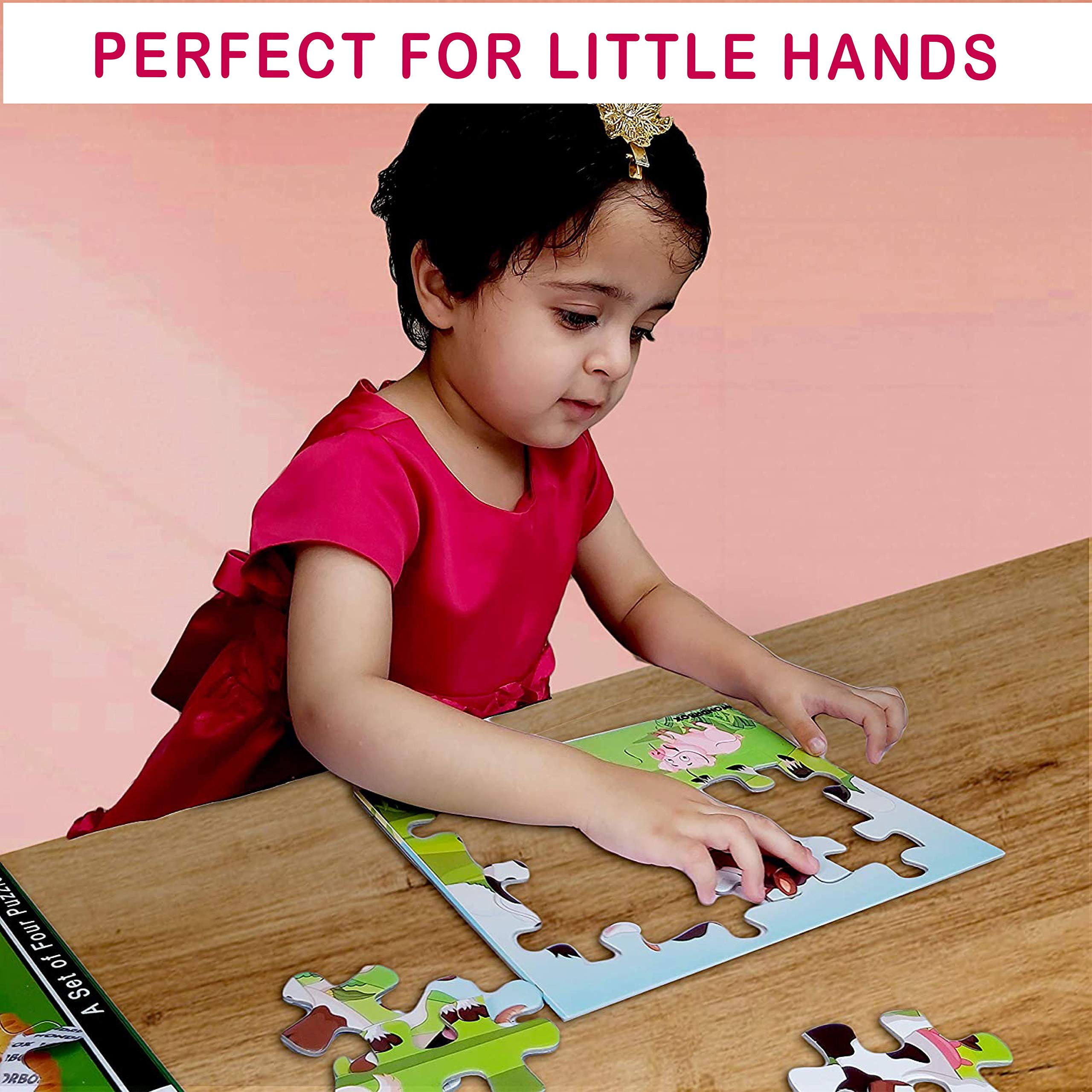 12 Pcs Animal and Birds Jigsaw Puzzle, Age 3+