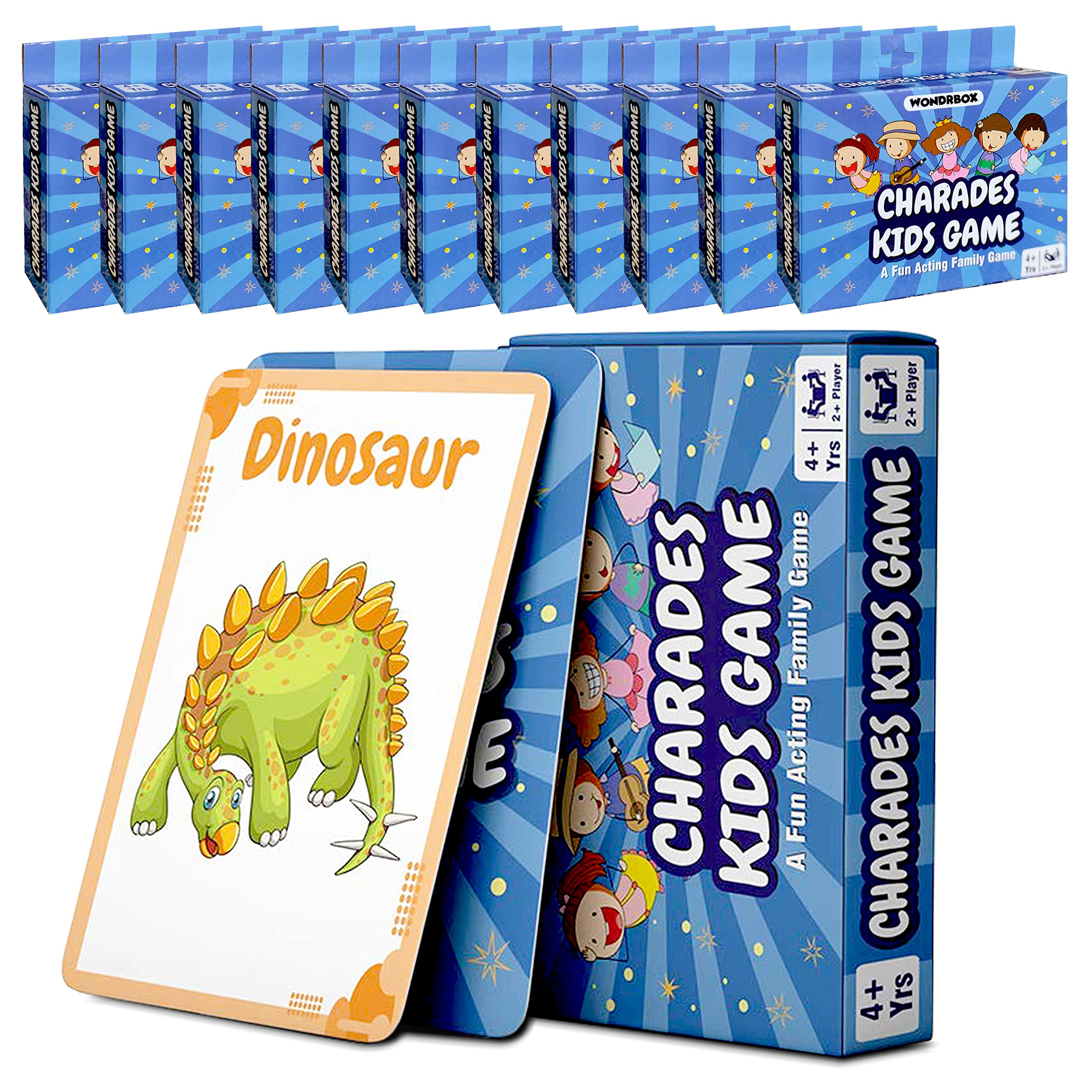 WONDRBOX Birthday Return Gift. Charades Card-(Pack of 12)