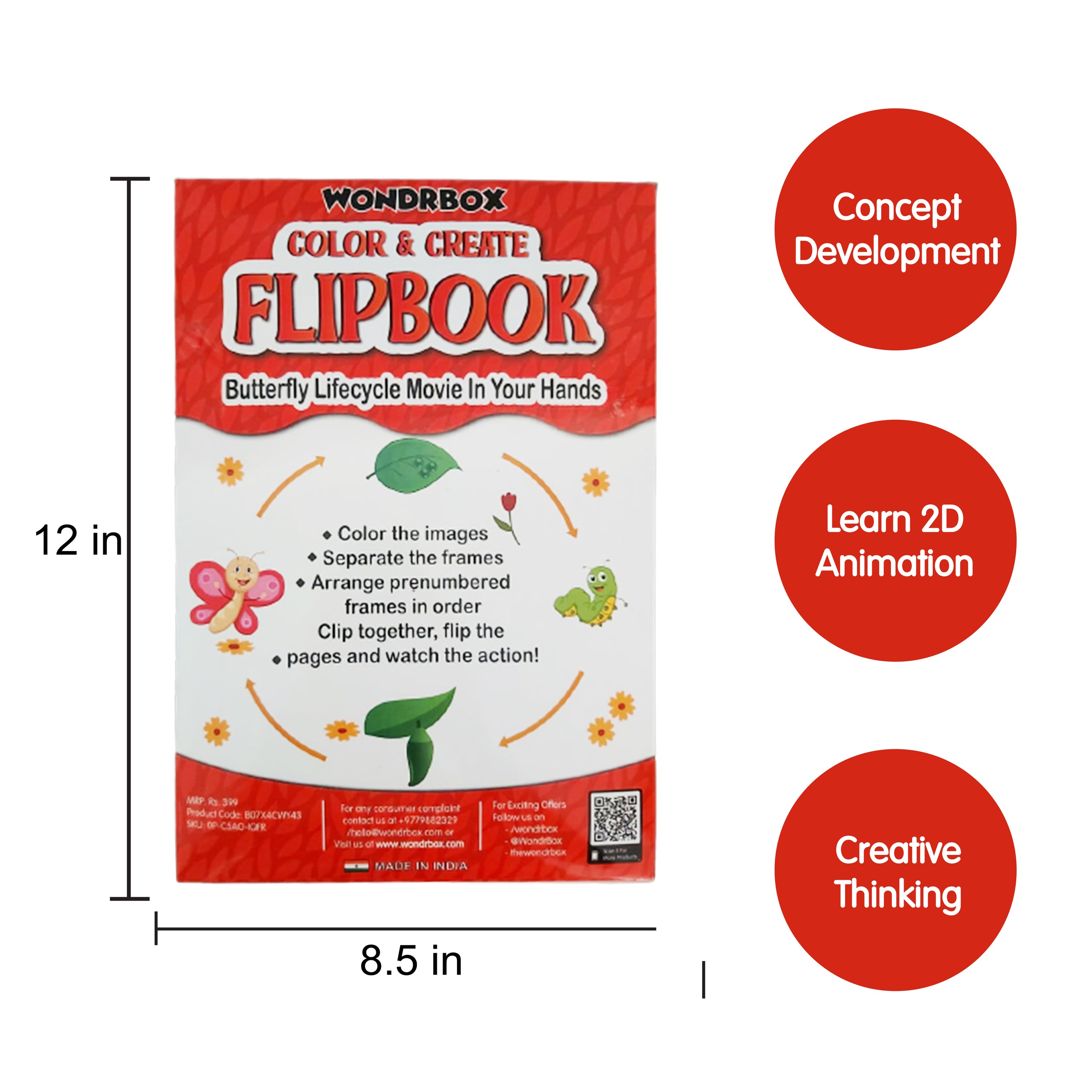 Flipbook Science Animation Toy, Age 6+
