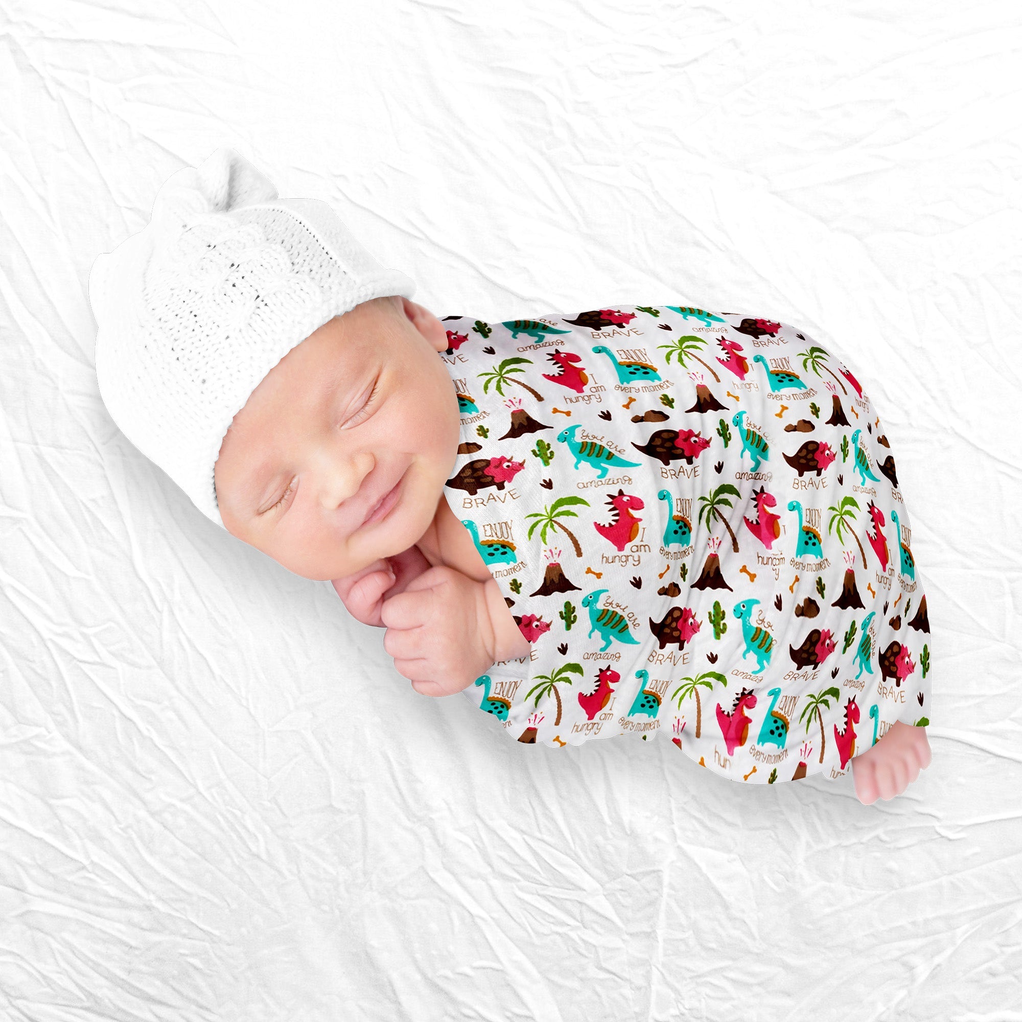 littleland Organic Bamboo Muslin Cotton Baby Blanket Swaddle Wrap Newborn - Extra Large Size 120 X 120 cm - Nature