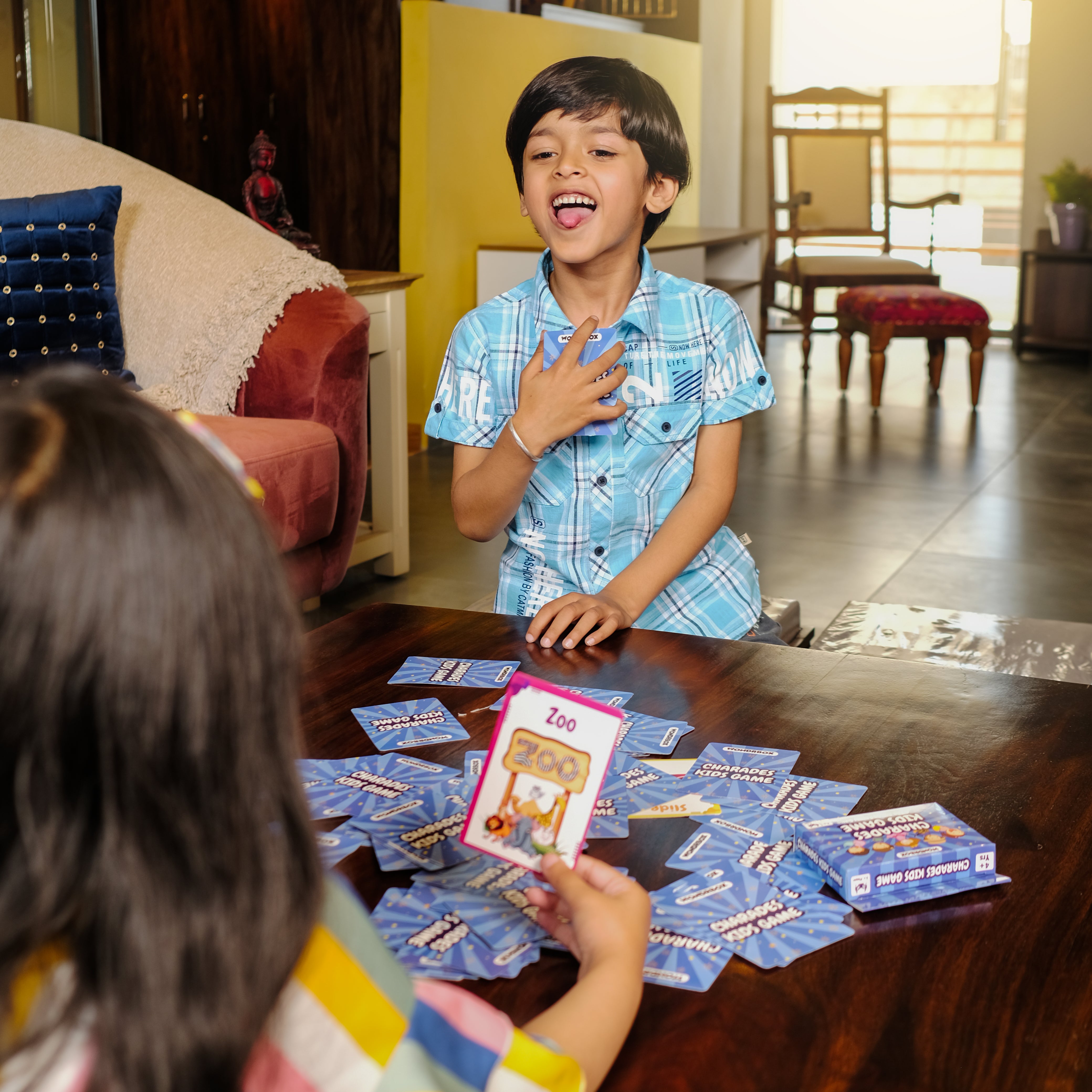 WONDRBOX Birthday Return Gift. Charades Card-(Pack of 6)