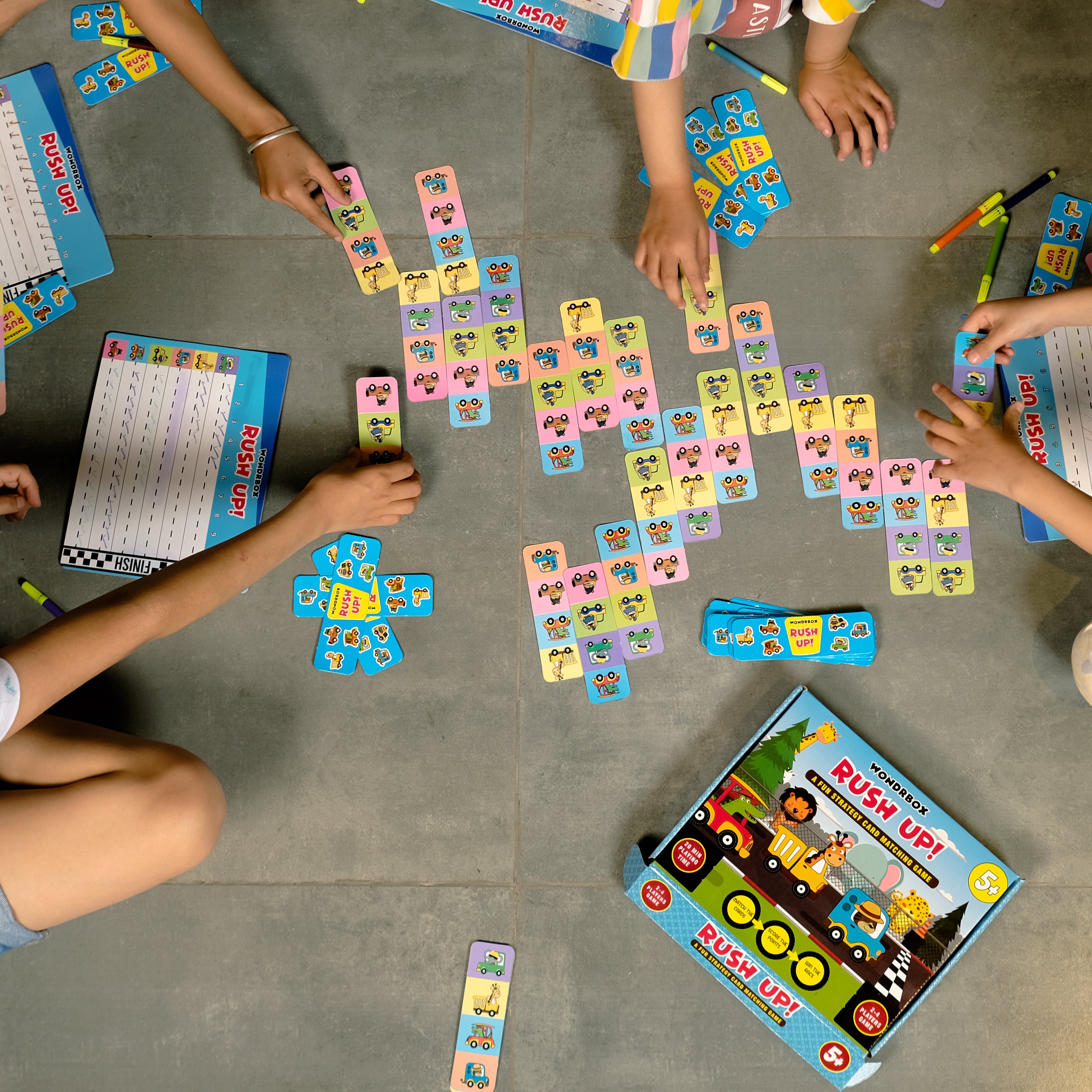 WONDRBOX Card Board Games for Kids Race to 10!, Boost Mental Maths and Strategy | Educational Toy Gifts for Ages 5 6 7 8 9 Year Boy and Girl