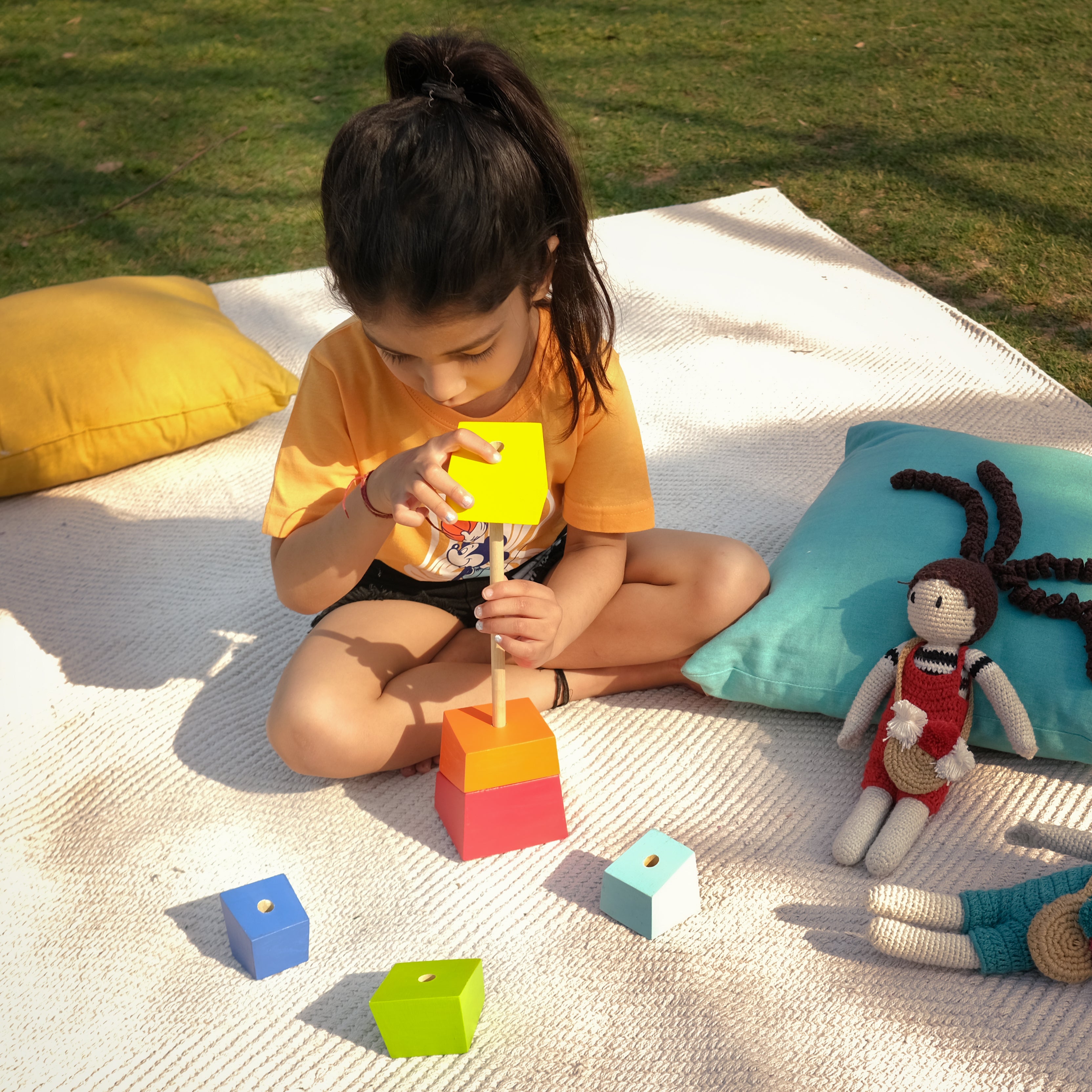 Wooden Stacking Toy, Age 2+