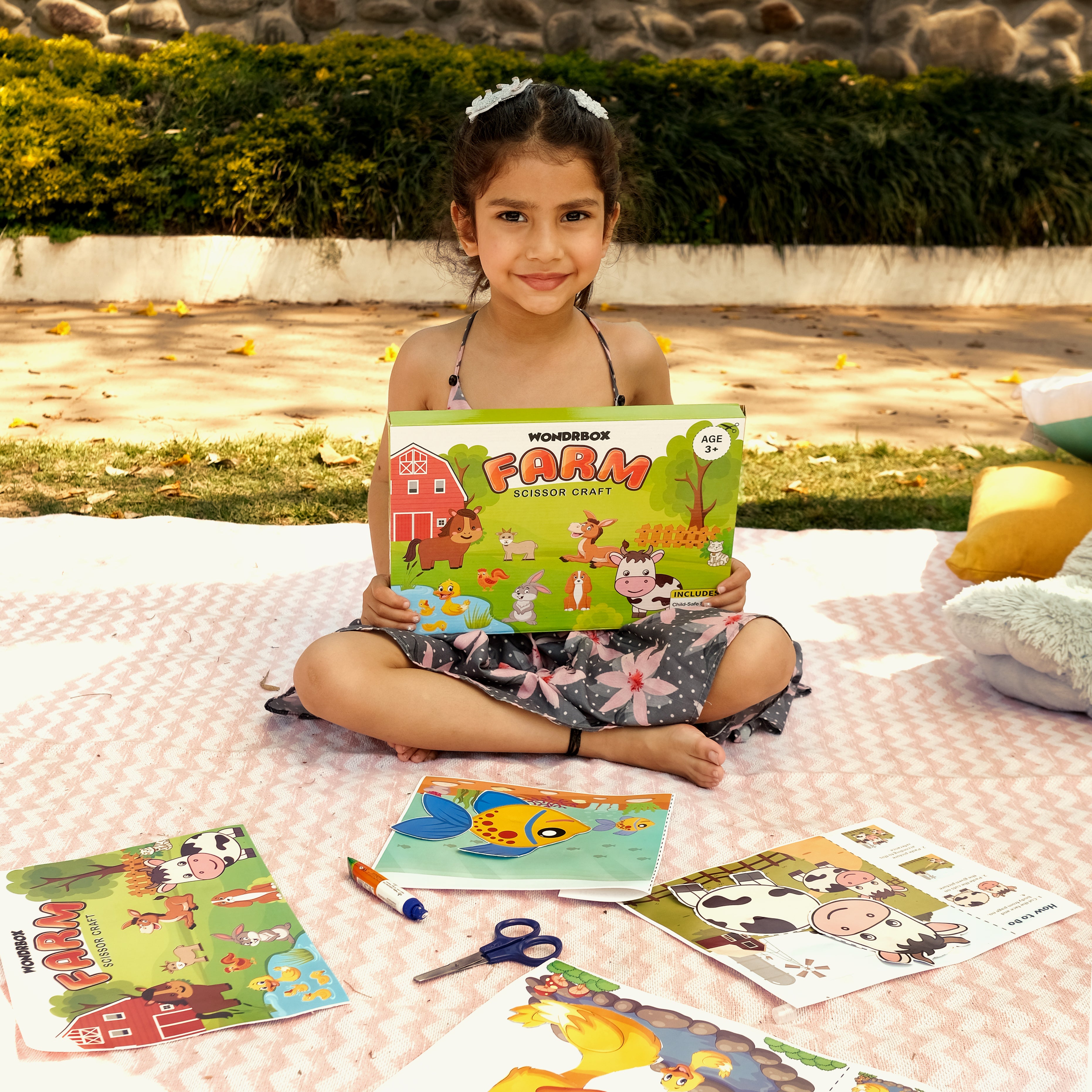 Farm Scissor Craft Kit, Age 3+