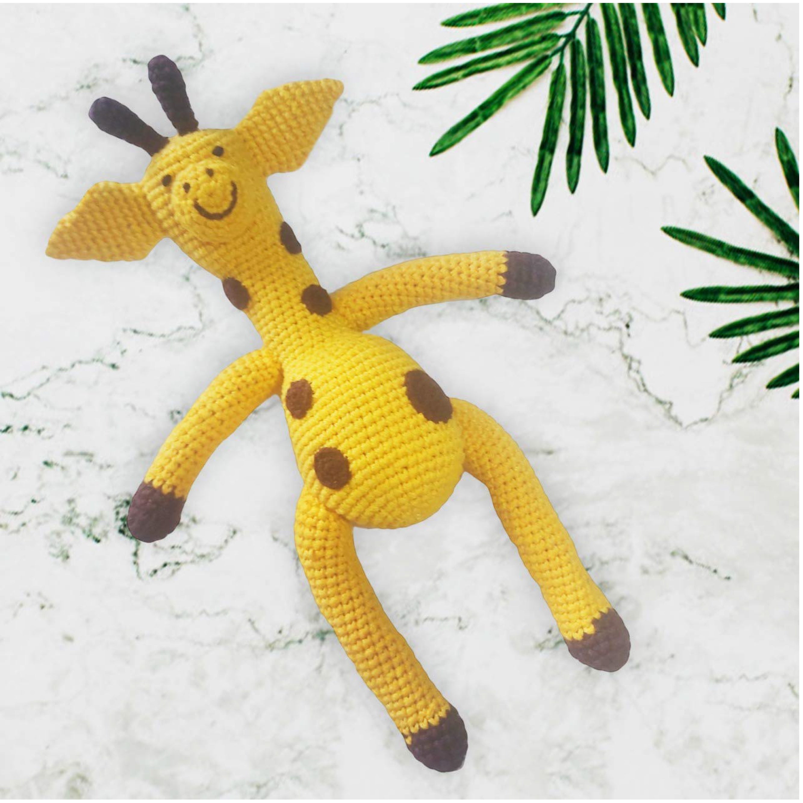 WONDRBOX Crochet Giraffe Soft Toy