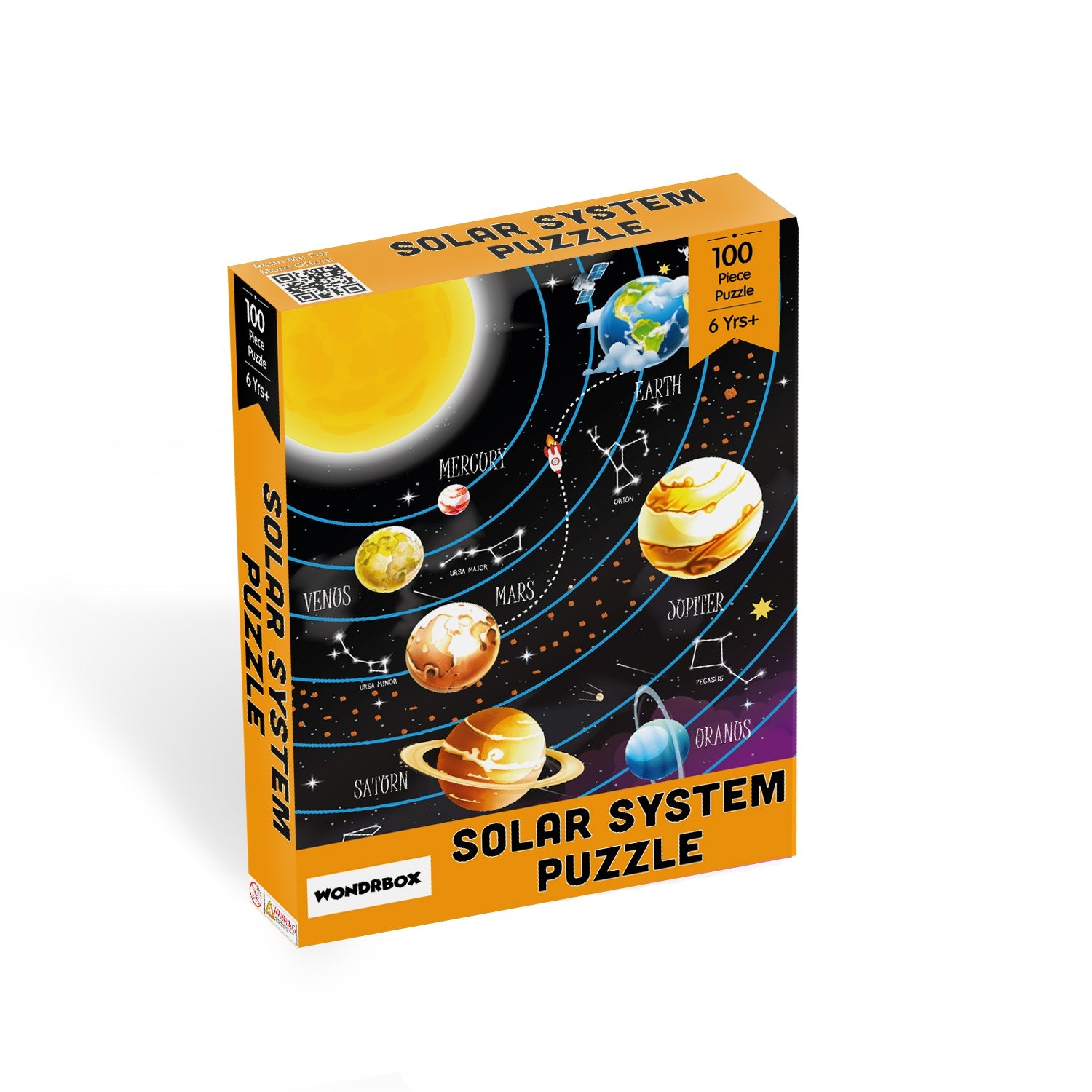 100 Piece Solar System Jigsaw Puzzle. Age 6+
