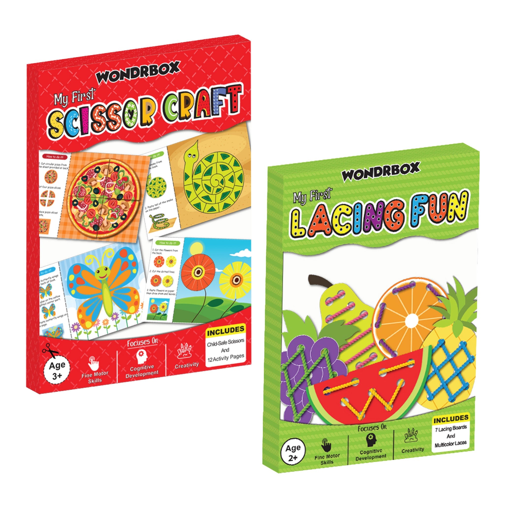 Scissor & Lacing Combo Pack of 2, Age 2+