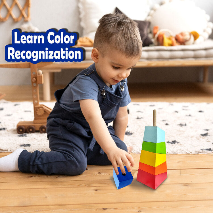 Wooden Stacking Toy, Age 2+