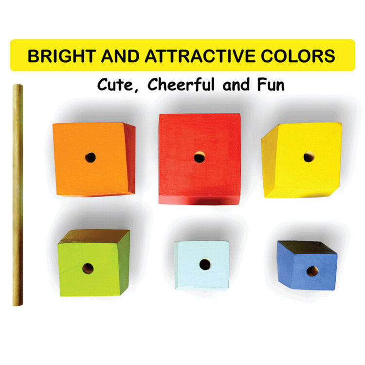 Wooden Stacking Toy, Age 2+