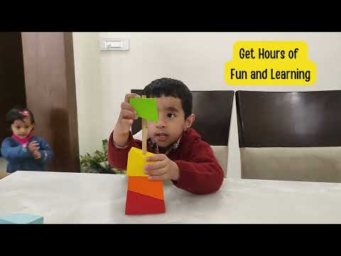 Wooden Stacking Toy, Age 2+