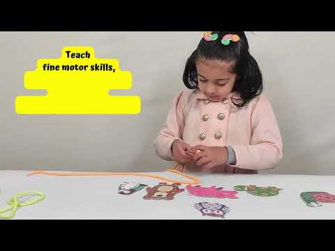 Animal Lacing Activity Kit, Age 2+